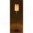 62"H GREY/WHITE RETRO FLOOR LAMP