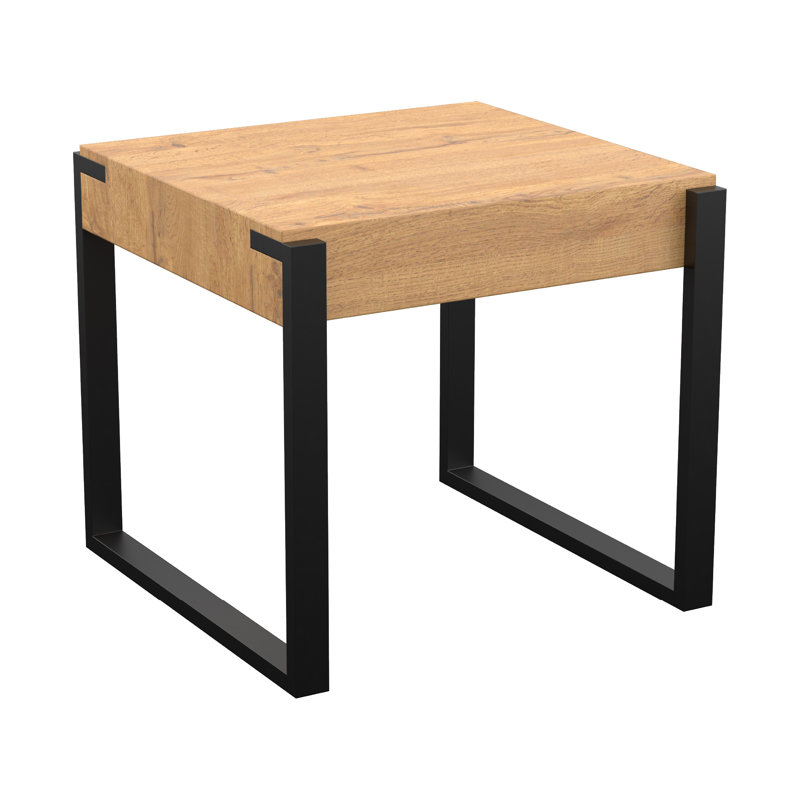 Cendejas Side Table, Light Wood
