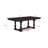 Transitional Rustic Trestle Dining Table Pc Wooden Solid Wood Wooden Dining Tablerectangular Black Table