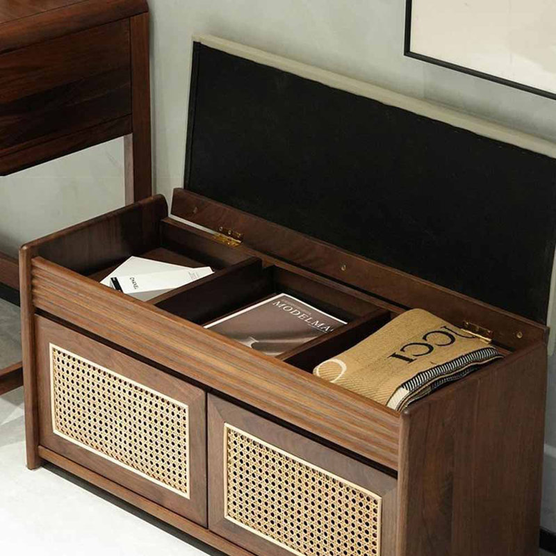 European style creative shoe storage bench