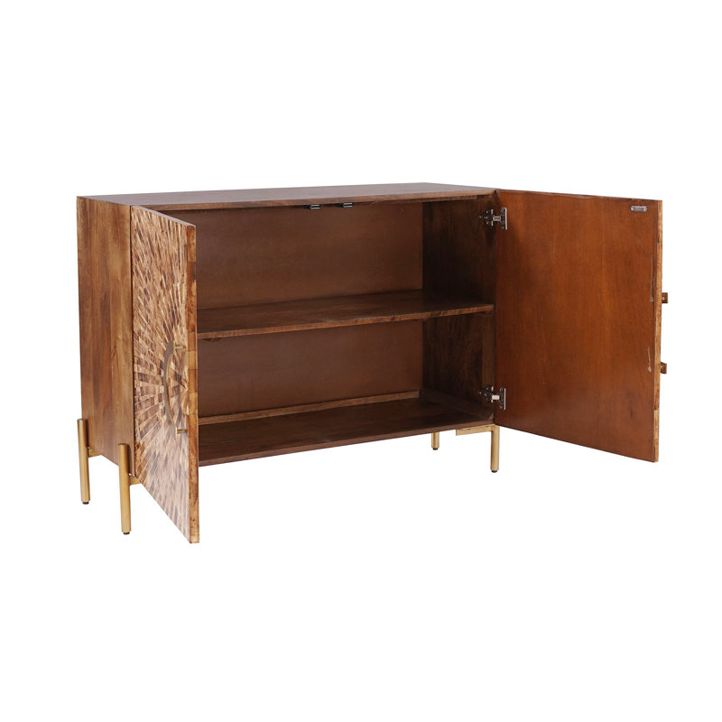 Ivylynn Bone Inlay Two-Door Cabinet