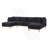 124" Wide Double Chaise U-Shape Sectional Sofa