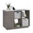 Accent Storage Cabinet, Gray finish