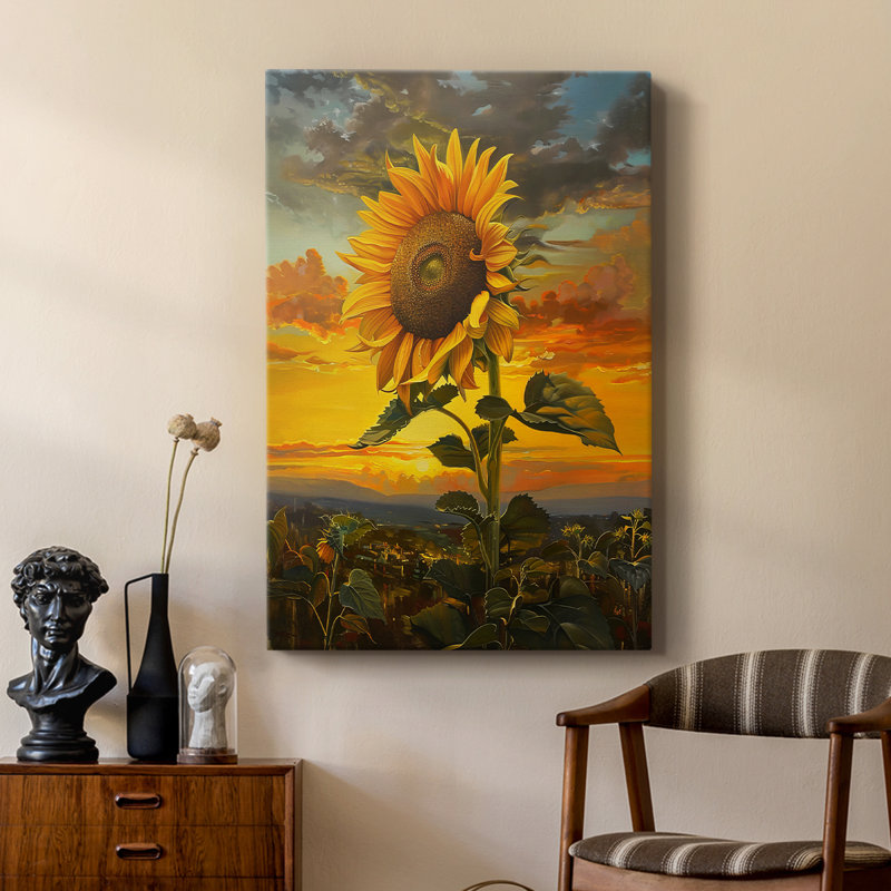 FLORAL Series CDXCVIII -Custom Wrapped Gallery Cavas, 27" H x 18" W