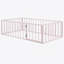 Structure de lit polyvalente en métal avec clôture et porte ouverte, idéale pour les chambres d'enfants et divers styles de décoration intérieure-1765527619