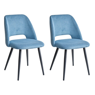 43.5cm H Upholstered Metal Parsons Chair