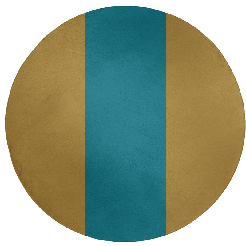 Chenille Indoor Rug, Round 5'