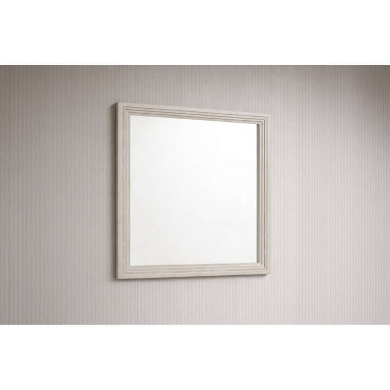 Miroir 2041 Highland en blanc, Blanc