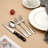 48-Piece Stainless Steel Flatware Set With Steak Knives For 8, Mirror Finish Cutlery