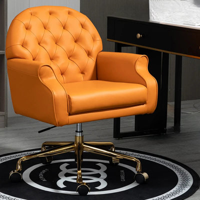 Mercer41 Baysinger Genuine Leather Side Chair