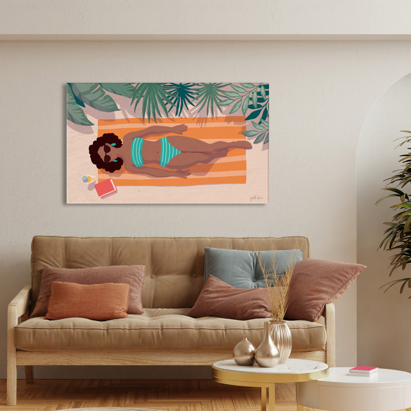 706-6218 Beach Babes III - Peinture, L 30 po x H 18 po, Toile tendue