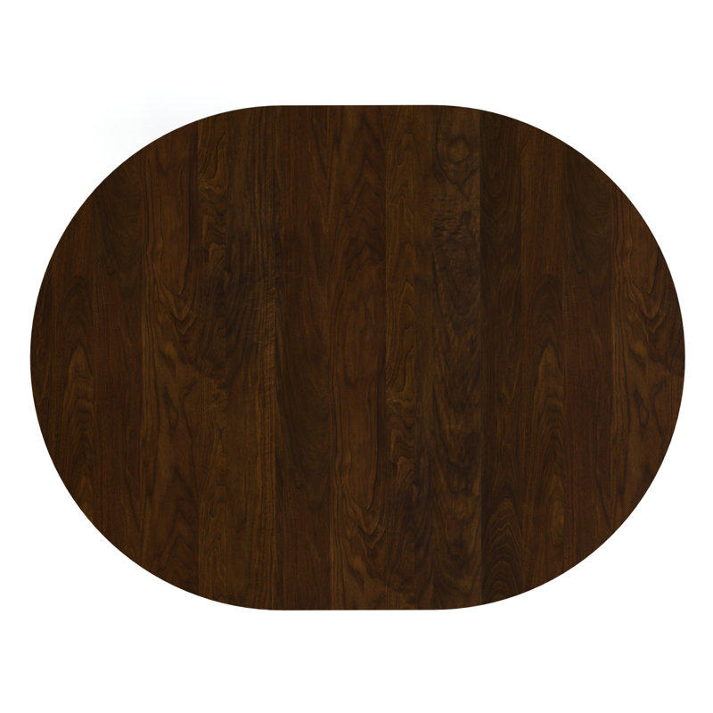 Hudson Valley Round Walnut Wood Dining Table