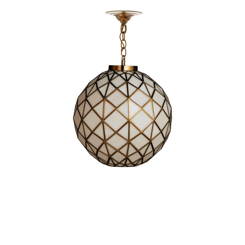 Polyhedron 1 - Light Pendant, 92.5" H x 16" W x 16" D