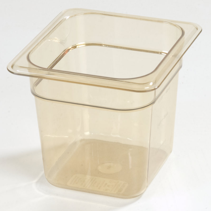 Produits de service alimentaire Carlisle Contenant alimentaire carré en plastique