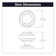 Zephyr 1 1/4" Diameter Circle Knob Multipack