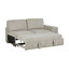 Meuble de salon moderne en taupe capitonné avec canapé-lit et canapé-lit capitonné à gauche 5 pièces Modern