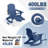 4-in-1 Multifunctional Folding Adirondack Rocking Chair with Retractable Ottoman(Set Of 2)-426933526