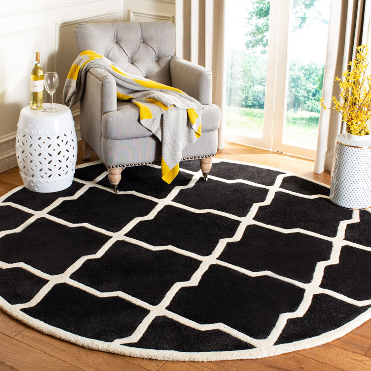 Carolene Hand Tufted Wool Geometric Rug