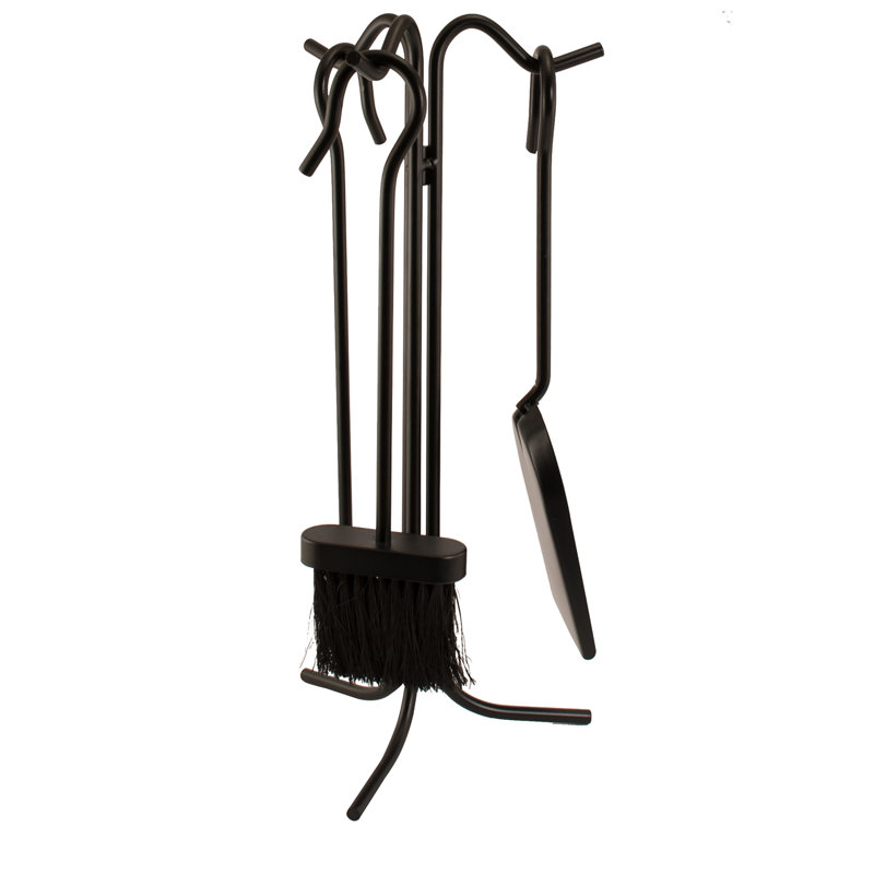 Steel Fireplace Tool Set