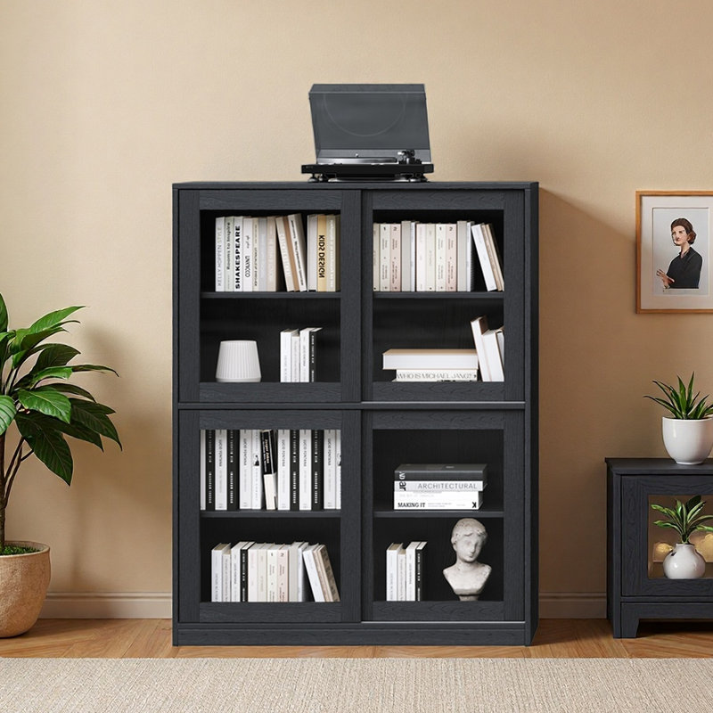 Ayaansh, (4 Shelves) 55.91"H x 35.43"W x 13.78"D