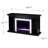 Shilpa Color Changing Fireplace with Bookcase
