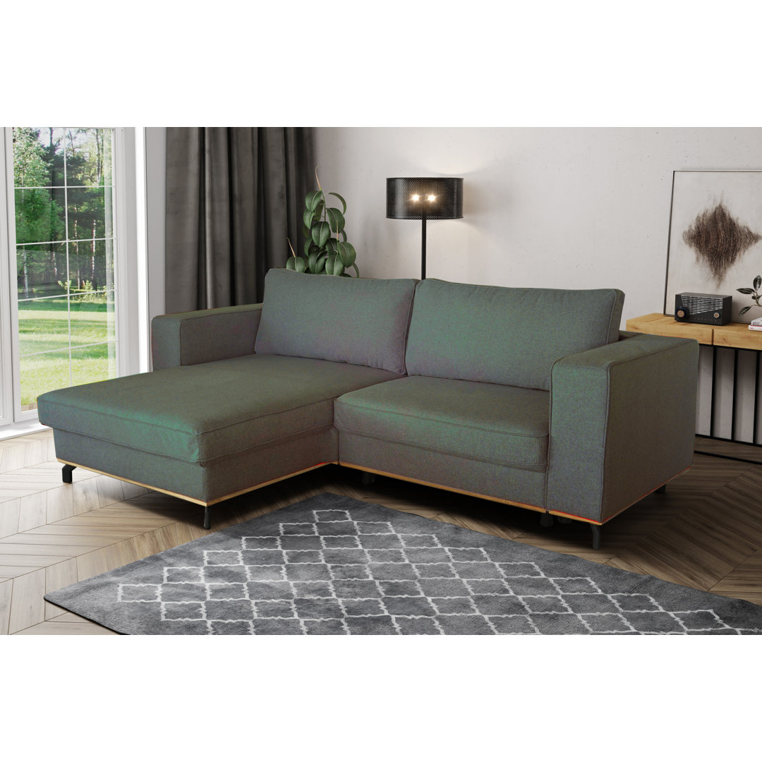 Ecksofa Akoni mit Bettfunktion