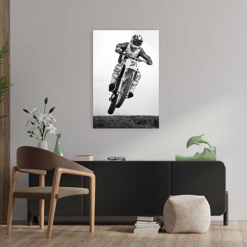 Art mural contemporain Rider, H 36 po x l 24 po
