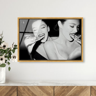 Midnight Mozzarella Acrylic Painting Print