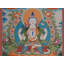 Kharchari (Shadakshari Avalokiteshvara), art mural 24 po x 39,6 po