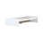 Twin Bed With 2 Drawers, Solid Rubber Wood, White Finish, Comfortable Sleep, Easy Assembly Quiet Drawer Movement, Space - Saving Solution-417503896