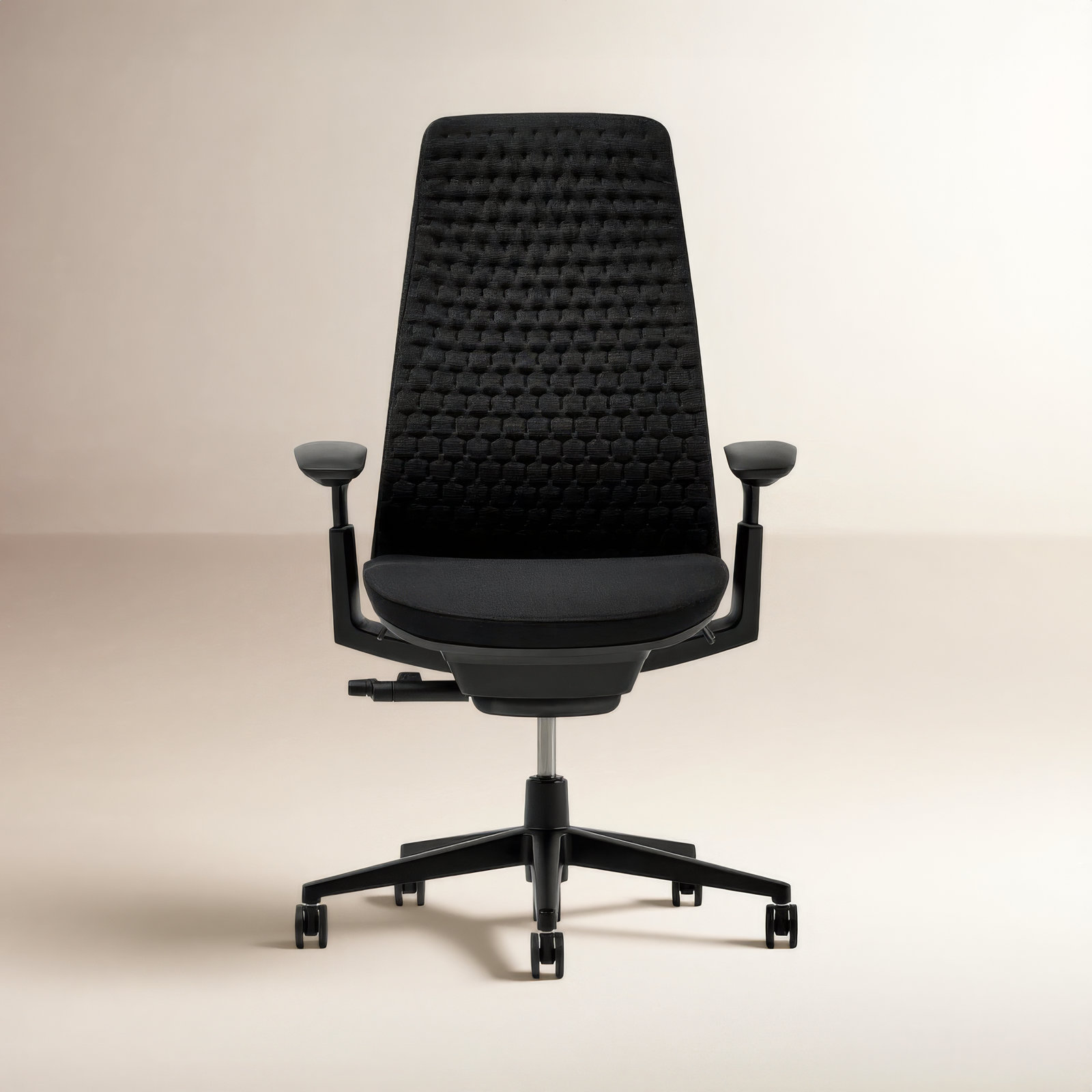 Fern Office Chair with Lumbar Support, Yes, Charcoal Black