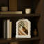 Sagebrook Home 4X6 Wavy Arch Photo Frame, White-1107009330