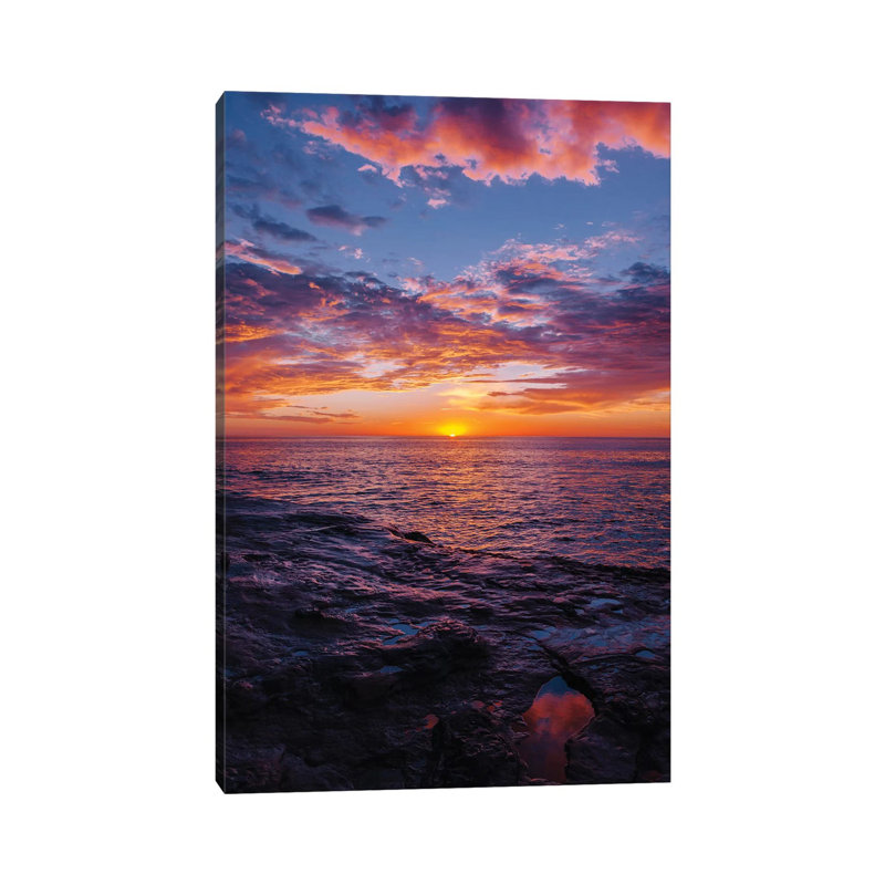 Sunset Cliffs Night V by Bethany Young - Print on Canvas, Wrapped Canvas, 101.6cm H x 66.04cm W x 1.91cm D