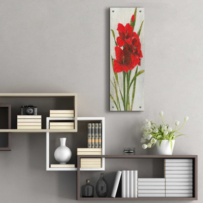 'Red Simplicity I' by James Wiens, Acrylic Glass Wall Art