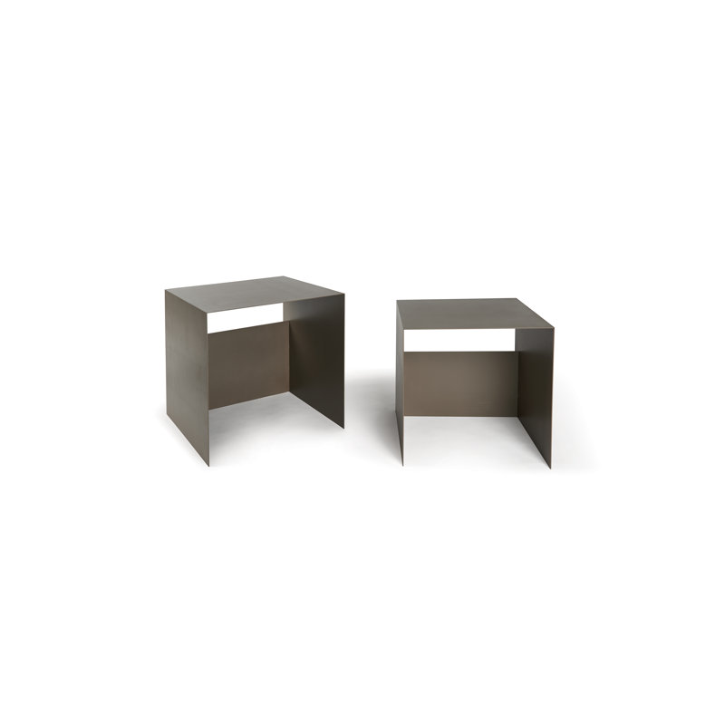 Sled Nest Of Tables, Beige Gray