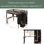 Lit mezzanine simple avec bibliothèque Giff par Harriet Bee-86856234