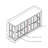 Antique White Display Case With Adjustable Shelves And Connectivity Vintage Inspired Showcase Shelving Units