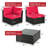5 - Person Patio Conversation Set with Cushions-401362959
