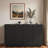 Modern Fluted Sideboard With Adjustable Shelves And Metal Handles-26300905