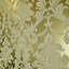 Papier peint à motif de feuilles d'acanthe métalliques dorées Egerton