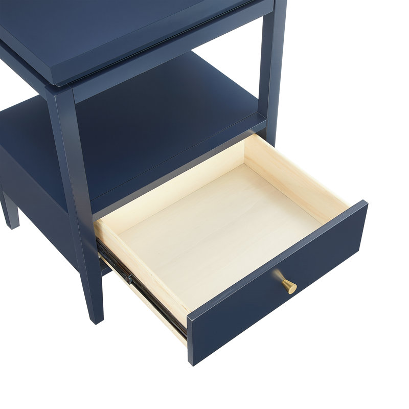 Table de chevet 1 tiroir Midnight Blue | Idée de cadeau, Bleu très foncé