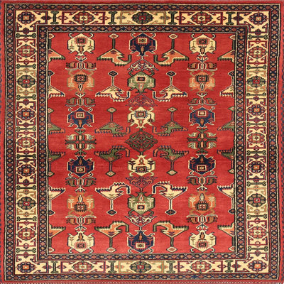 Tapis orange Southwestern