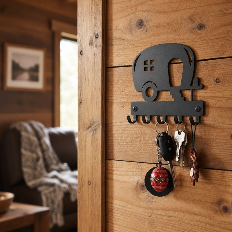 Camper Key Rack Leash Holder