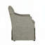 Fauteuil rembourré à jupe avec roulettes cachées-2034855887