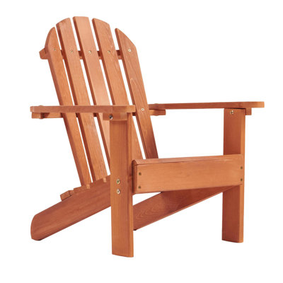 Chaise Adirondack en bois pour enfants, chaise longue en cèdre naturel pour l'intérieur et l'extérieur