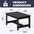 HDPE Rectangular Outdoor Coffee Table-2129020762