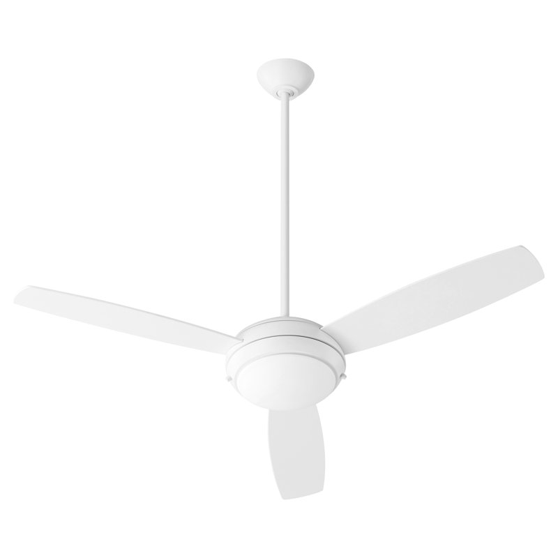 Nayha 52'' Ceiling Fan with Light Kit, White