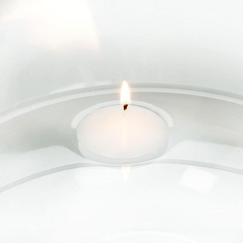 Unscented Floating Candle, 1" H x 2" W x 2" D