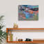  «Fire and Ice» par Jenny Wantuch, art mural sur toile, 16 po x 12 po