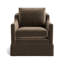 Gigi Upholstered Swivel Armchair-211370721